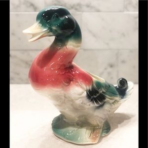 Vintage Mallard Duck Planter